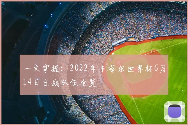 一文掌握：2022年卡塔尔世界杯6月14日出战队伍全览