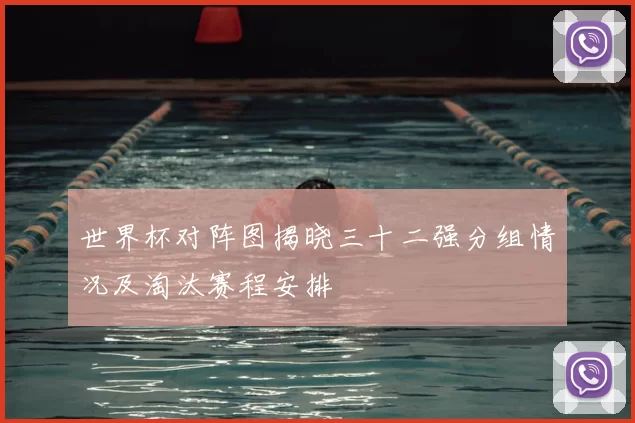 世界杯对阵图揭晓三十二强分组情况及淘汰赛程安排
